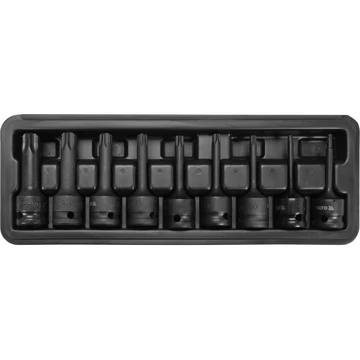 YATO Üthető bit dugókulcs készlet 1/2&quot; 9db-os (YT-10654)