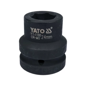YATO Gépi dugókulcs 1&quot; hatlapú, rövid 24mm (1db) (YT-1180)