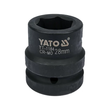 YATO Gépi dugókulcs 1&quot; hatlapú, rövid 28mm (1db) (YT-1184)