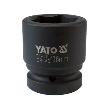 YATO Gépi dugókulcs 1&quot; hatlapú, rövid 38mm (1db) (YT-1193)