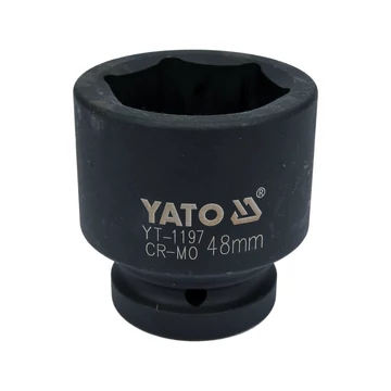 YATO Gépi dugókulcs 1&quot; hatlapú, rövid 48mm (1db) (YT-1197)