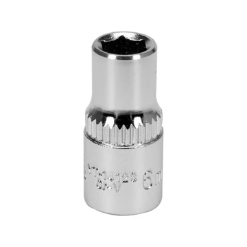 YATO Kézi dugókulcs 1/4&quot; hatlapú, rövid 6mm (1db) (YT-14123)