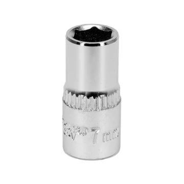YATO Kézi dugókulcs 1/4&quot; hatlapú, rövid 7mm (1db) (YT-14124)