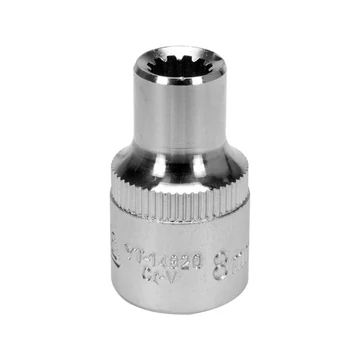 YATO Spline dugókulcs 1/2&quot; 12lapú, rövid 8x38mm (1db) (YT-14820)
