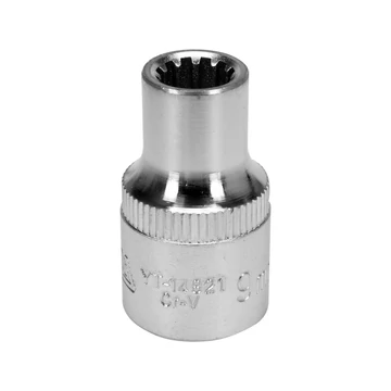 YATO Spline dugókulcs 1/2&quot; 12lapú, rövid 9x38mm (1db) (YT-14821)
