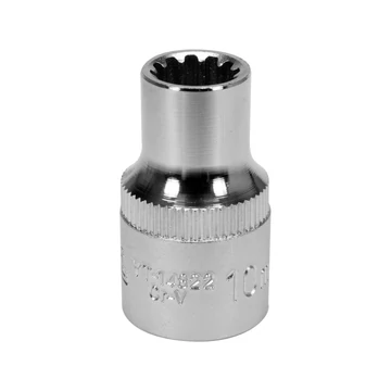 YATO Spline dugókulcs 1/2&quot; 12lapú, rövid 38x10mm (1db) (YT-14822)