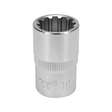 YATO Spline dugókulcs 1/2&quot; 12lapú, rövid 16x38mm (1db) (YT-14828)