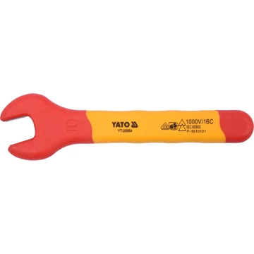 YATO Szigetelt villáskulcs 10x110mm 1000V