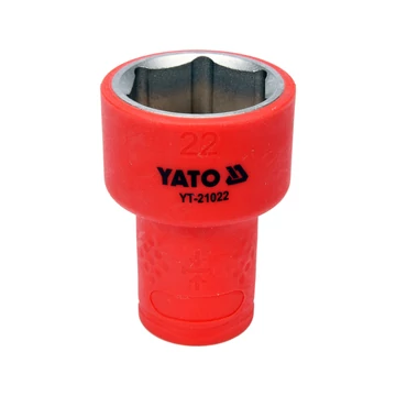YATO Szigetelt dugókulcs 3/8&quot; 22mm 1000V