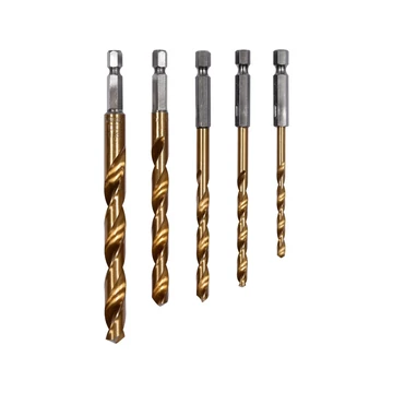 YATO Csigafúró készlet bitbefogással 5 részes (4-10mm) (YT-44700)