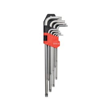 YATO Torxkulcs készlet 9 részes hosszú szárú T10-T50 (YT-0512)
