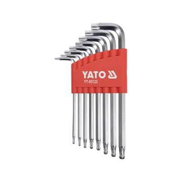 YATO Torx kulcskészlet 8 részes gömbfejű (T9-T40) (YT-05123)