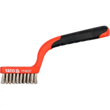 YATO INOX Drótkefe 3 soros acél sörtével 180mm (YT-6337)