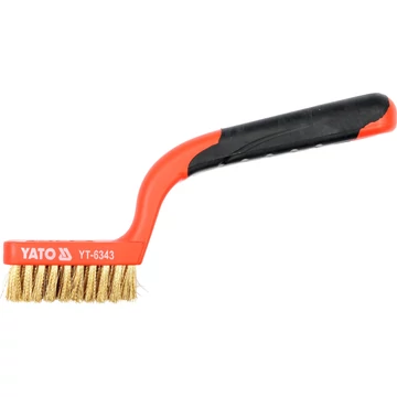 YATO Drótkefe 3 soros, réz sörtével 180mm (YT-6343)