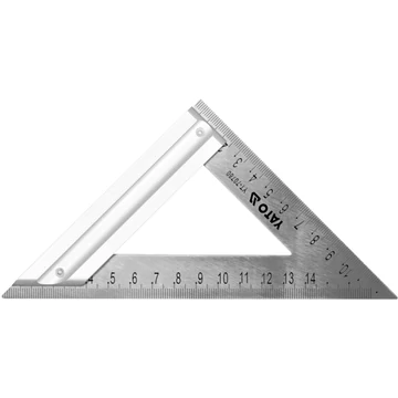 YATO Derékszögű háromszögű vonalzó 170mm (YT-70780)