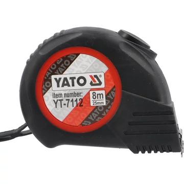 YATO Mérőszalag, acél 8m/25mm (YT-7112)