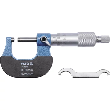YATO Külső mikrométer 0-25mm (YT-72300)