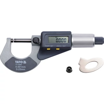YATO Mikrométer digitális kijelzővel 0-25mm (YT-72305)