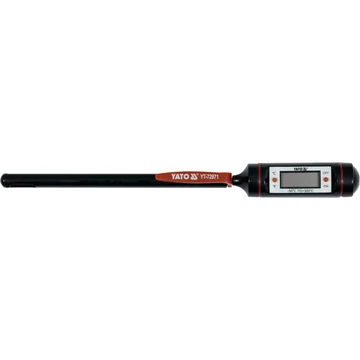 YATO Elektronikus hőmérő szondával, LCD képernyő 130mm -50°C+300°C (YT-72971)