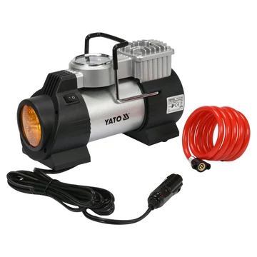 YATO Autós kompresszor LED lámpával 180W 10bar (YT-73460)