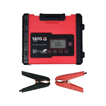 YATO LCD Kijelzős elektronikus akkumulátortöltő 12V/2A/8A/15A 200Ah (YT-83003)