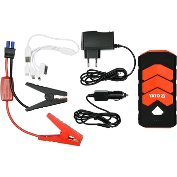 YATO 2in1 Külső akkumulátor, indító készülék (bikázó) Start Booster/ Power Bank készlet (9000mAh)