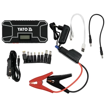 YATO 2in1 Külső akkumulátor, indító készülék (bikázó) Start Booster/ Power Bank készlet (12000mAh)