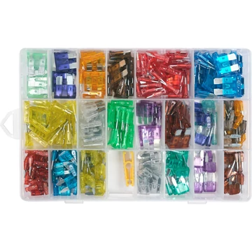 YATO Késes biztosíték készlet mini/normál 301db-os (YT-83148)