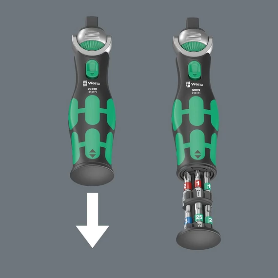 WERA 8009 Zyklop Pocket Set 2 Rögzítő készlet 18 részes
