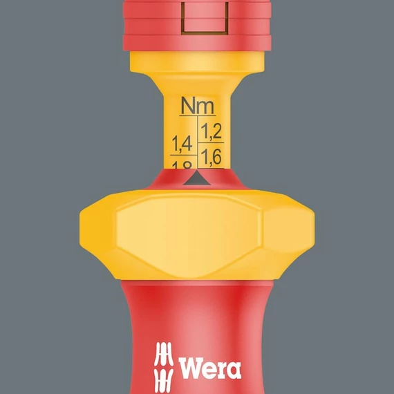 WERA Kraftform Kompakt VDE 16 Torque Szigetelt nyomaték csavarhúzó készlet, 1,2-3Nm, 16db-os
