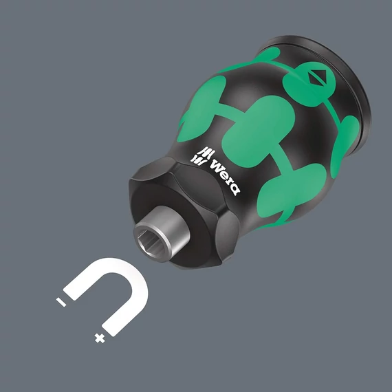 WERA Kraftform Kompakt Stubby marokcsavarhúzó 6 részes bitkészlettel (PH/PZ/SL)