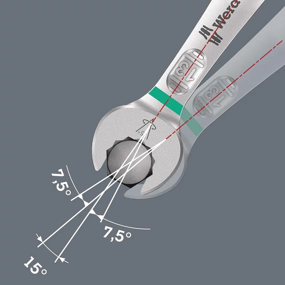 WERA 6003 JOKER Csillag-villáskulcs készlet 4 részes (8-13mm)