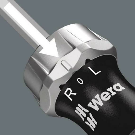 WERA Kraftform Kompakt 60 RA Bitkészlet nyéllel, racsnis, hosszított, 1/4