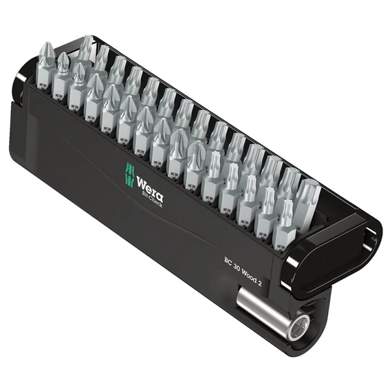 WERA BC 30 WOOD 2 SB Bitkészlet 30 részes (PH/PZ/TX)