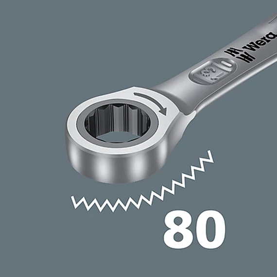 WERA 6000 JOKER Racsnis csillag-villáskulcs 8mm