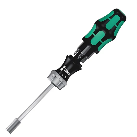 WERA Kraftform Kompakt 27 RA 1 SB Racsnis csavarhúzó bitkészlettel, 1/4