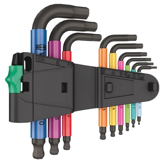 WERA 950/9 Imbuszkulcs készlet 9 részes (1,5-10mm)