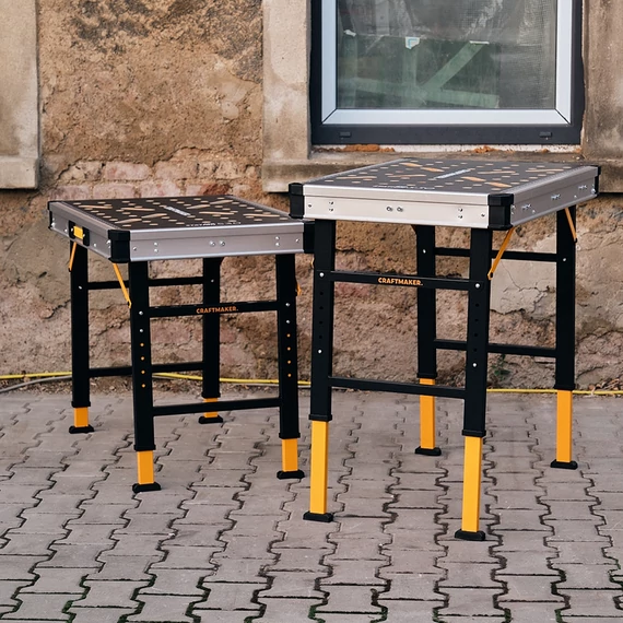 CRAFTMAKER Pro-Station S30 összecsukható munkaasztal 74-90cm 450kg (694720CRAFTMAKER)