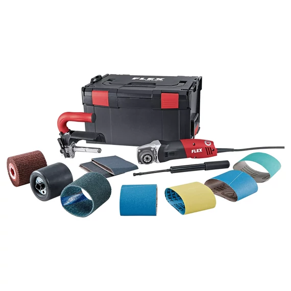 FLEX BSE 14-3 100 Palástcsiszoló gép TRINOXFLEX, L-BOXX (1400W/125mm) (433.438)