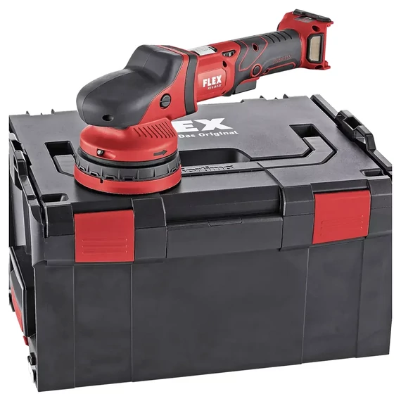 FLEX XCE 8 125 18.0-EC Akkus polírozó, L-BOXX (18V/160mm) (Akku és töltő nélkül!) (459.070)