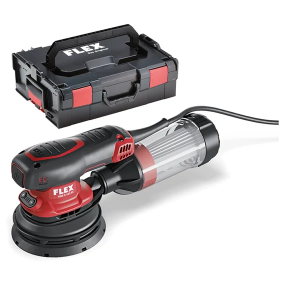 FLEX ORE 2-125 EC SET Excentercsiszoló sebességszabályozással, L-BOXX (260W/125mm) (468.886)