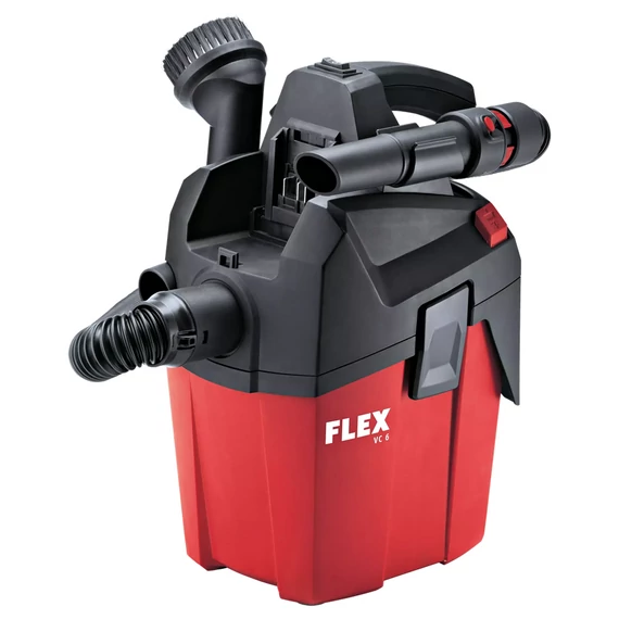 FLEX VC 6 L MC 18.0 Akkus porszívó kézi szűrőtisztítással L (18V/6l) (Akku és töltő nélkül!) (481.49
