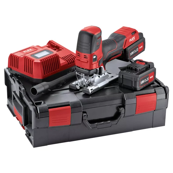 FLEX JS 18.0-EC/5.0 Set Akkus szúrófűrész, L-BOXX (2x5,0Ah/18V) (489.778)