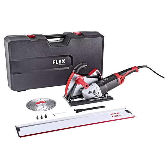 FLEX DCG L 26-6 230 Set Gyémántvágó porelszívóval, vezetősínnel kofferben (2600W/230mm) (494.674)
