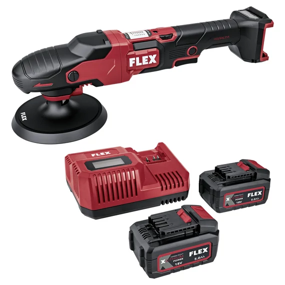 FLEX PE 150 18-EC SET Akkus polírozó (1x5,0Ah/18V) (533.019)