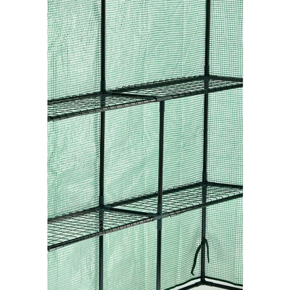 FLO Fóliaház, 8 polc, 1430x1430x1950mm