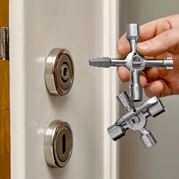 KNIPEX Kapcsolószekrény kulcs TwinKey (00 11 01)
