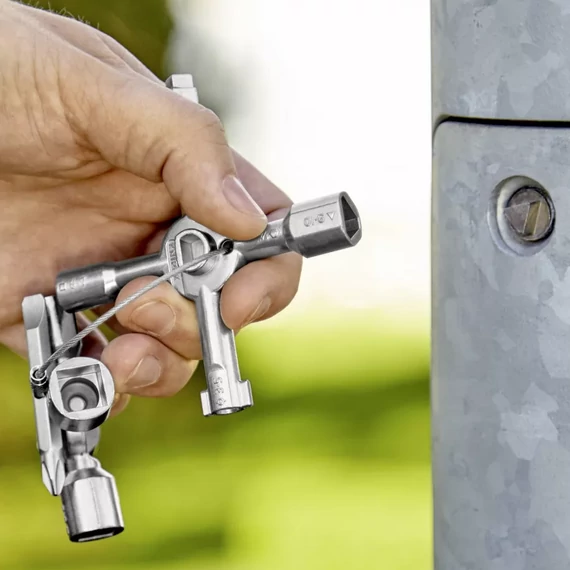 KNIPEX Kapcsolószekrény kulcs TwinKey (00 11 01)