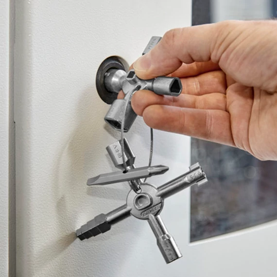 KNIPEX Kapcsolószekrény kulcs TwinKey (00 11 01)