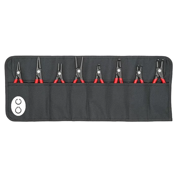 KNIPEX Seeger-gyűrű fogó készlet 8db-os (00 19 58 V02)